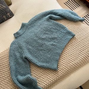 Women’s blue chunky sweater